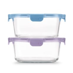 Color Lock? Glass 7 Cup Round 4pc Set