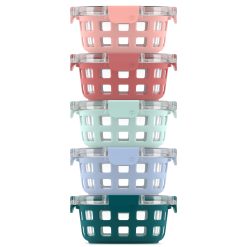Duraglass? Round Meal Prep Containers. Set of 5